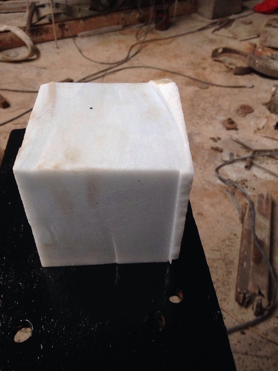 切出来泡水就像一块豆腐