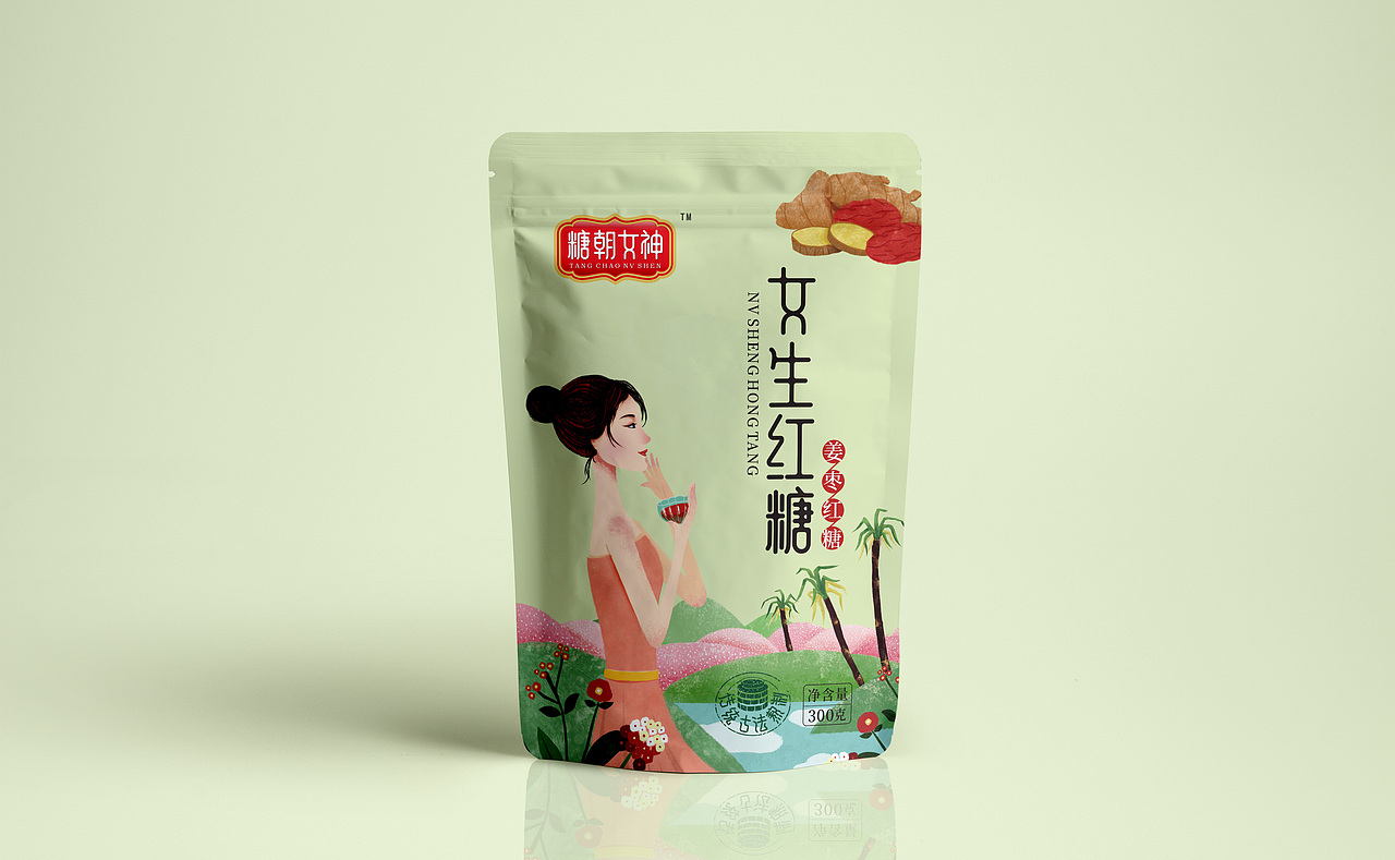 【糖朝女神】品牌包装设计-甜蜜生活好伴侣