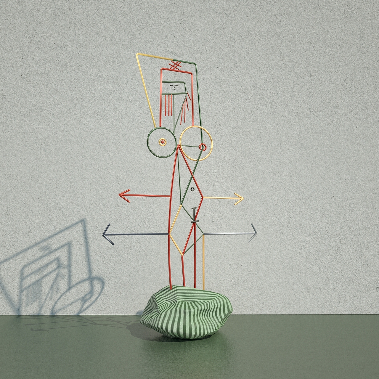 如果毕加索的画变成三维的是怎样的？