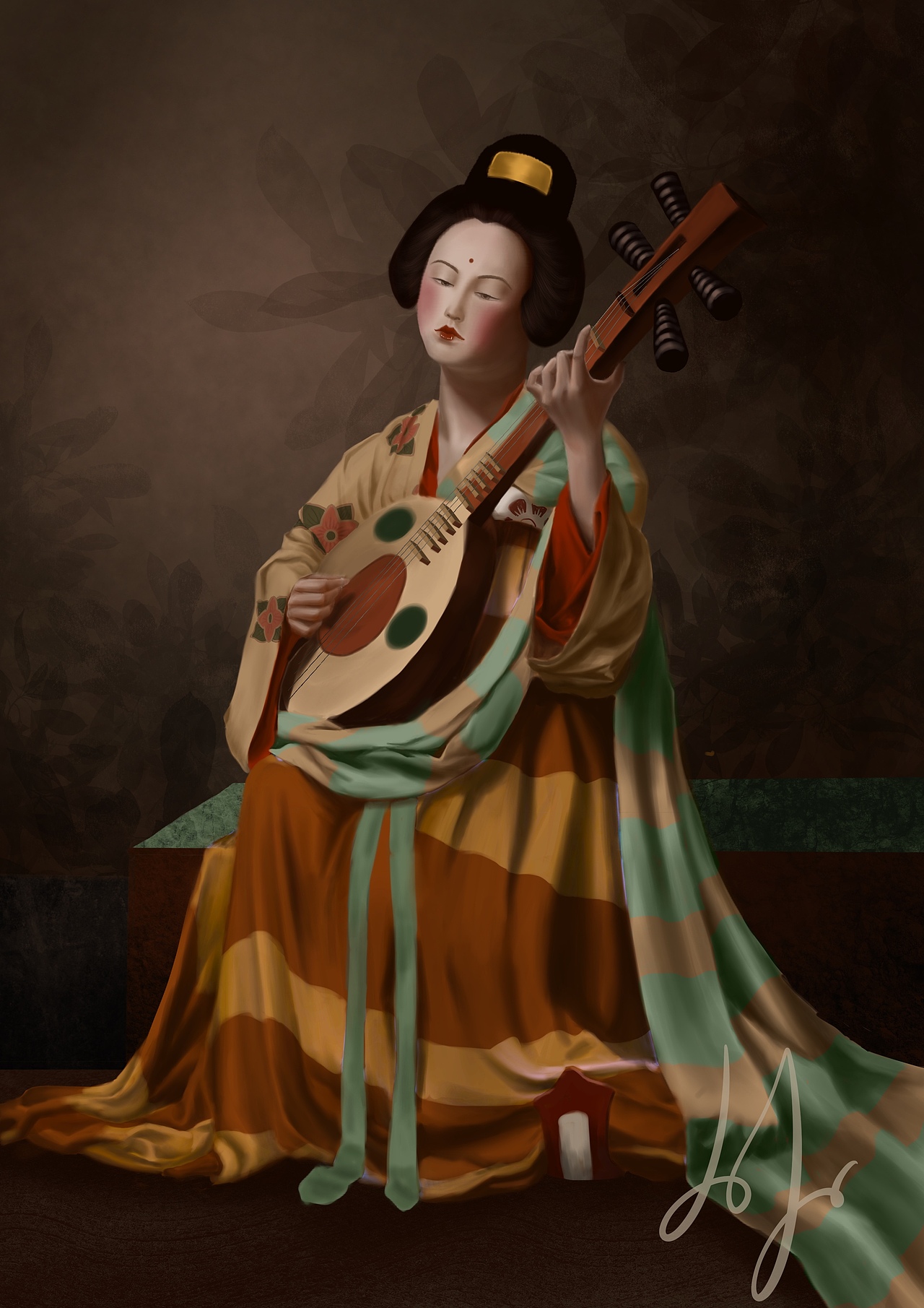 唐风小姐姐|插画|创作习作|妖言末路_原创作品-站酷zcool