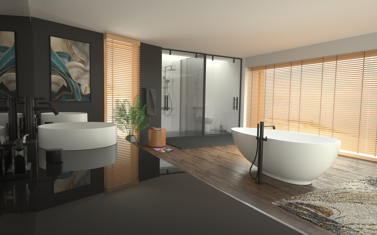 整理卫浴|三维|场景|422580490 - 原创作品 - 站酷 (zcool)