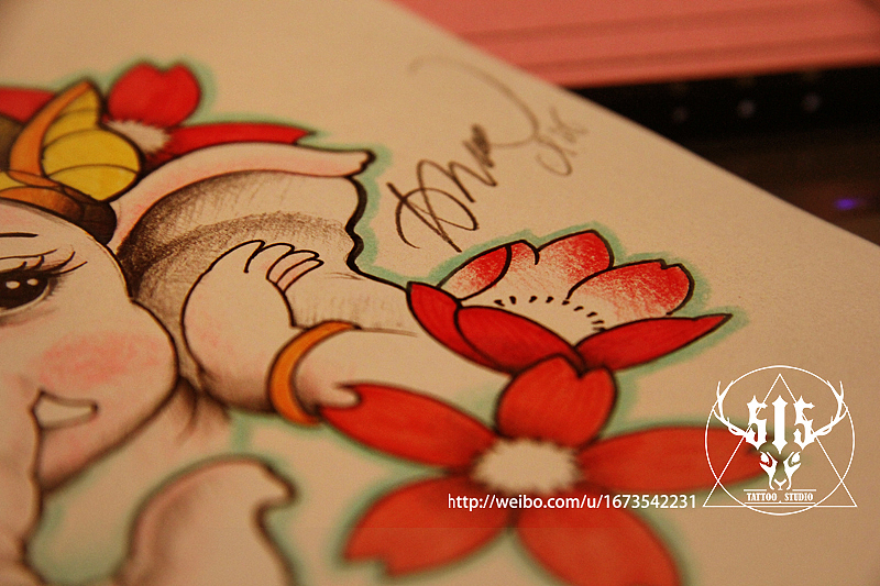 北京纹身店515刺青手稿（图ZMjcxMDMwNDQ=） - 新锐潮流插画 - 站酷设计师515TATTOO原创素材 - 站酷ZCOOL