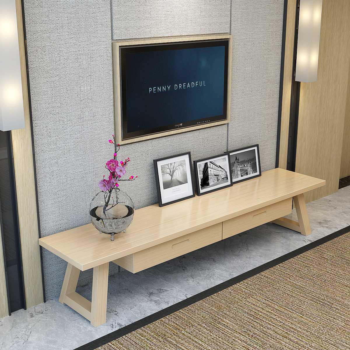 实木茶几电视柜（图ZMTEzNzQ5Njc2） - 生活用品 - 站酷设计师菜鸟刷子原创素材 - 站酷ZCOOL