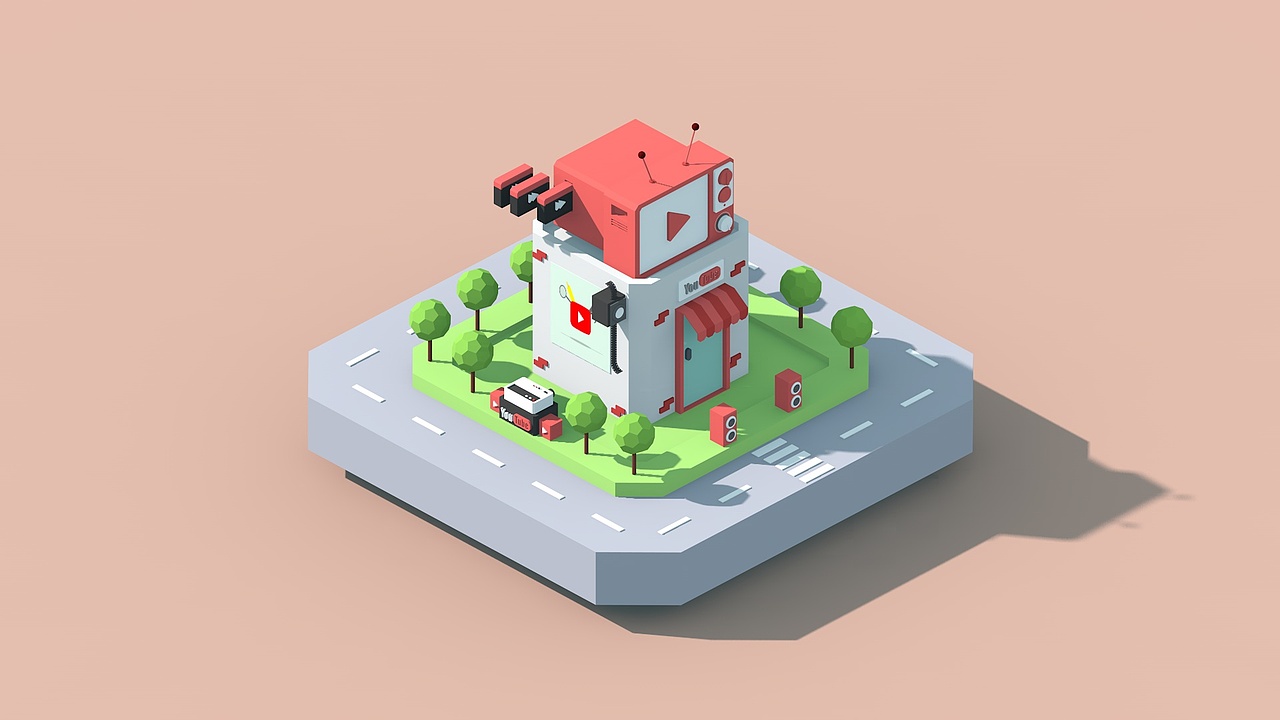 小场景C4D（图ZMTgyNTc2OTU2） - 其他 - 站酷设计师小柠檬草原创素材 - 站酷ZCOOL