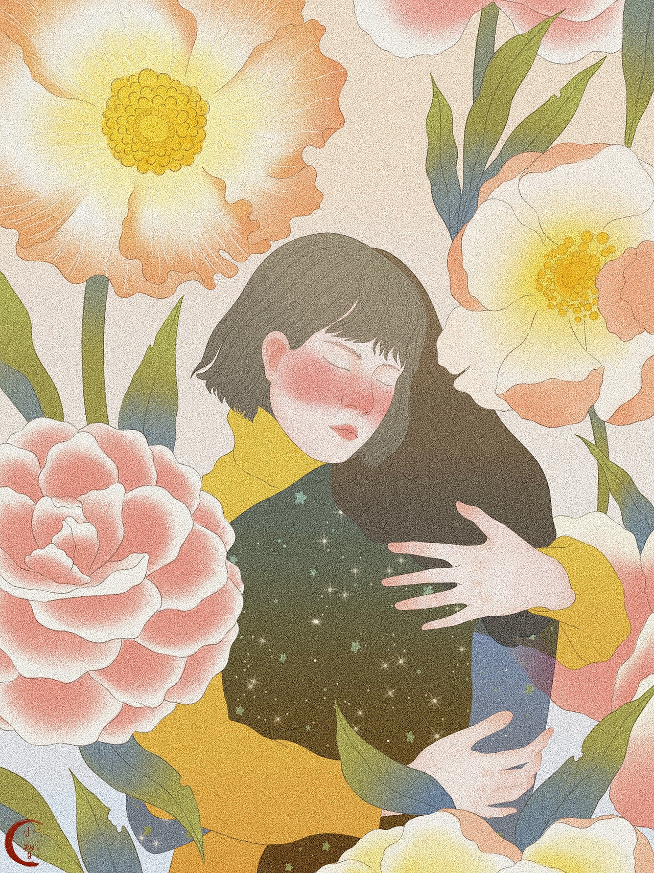 十二月涂画（图ZMjM1Nzk2MzYw） - 创作习作 - 站酷设计师Tiana小智原创素材 - 站酷ZCOOL