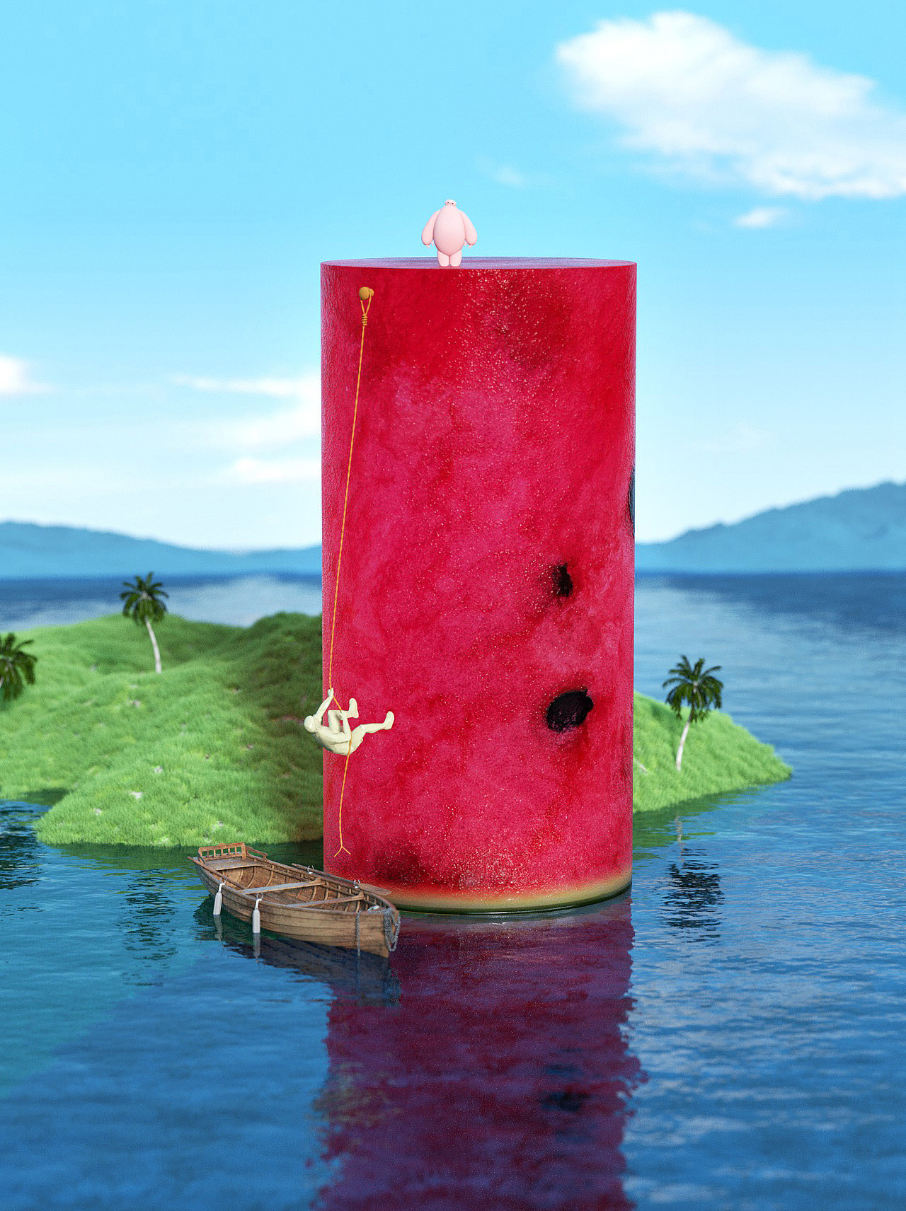 第二期C4D快闪作品---夏日记忆(图ZMjYxNTgyMzY0) - 其他三维 - 站酷设计师秋天C4D原创素材 - 站酷ZCOOL