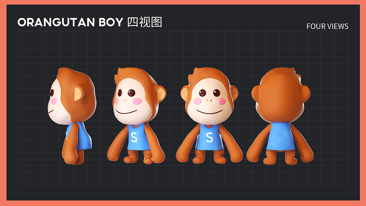 Shopee 卡通吉祥物渲染（图ZMjY0MTAwNjEy） - 人物/生物 - 站酷设计师麦蔻maikou原创素材 - 站酷ZCOOL