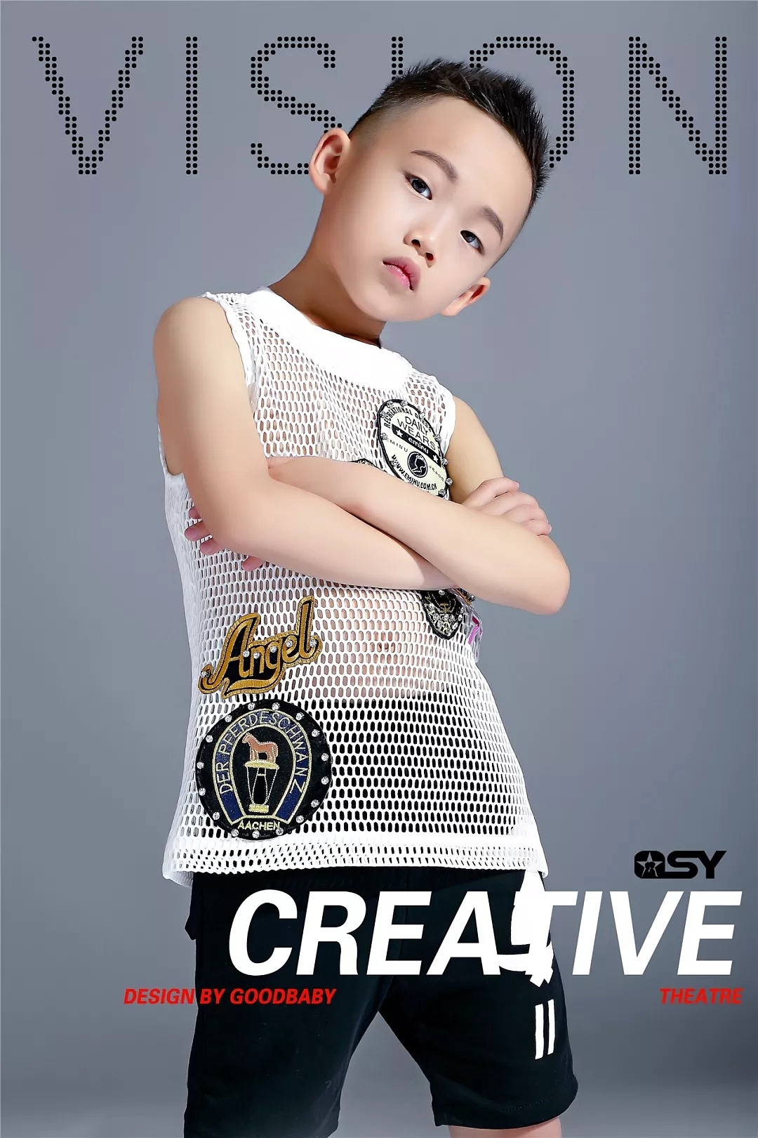 千思玥少儿艺术模卡秀我们要不断蜕变,因为我们是超模