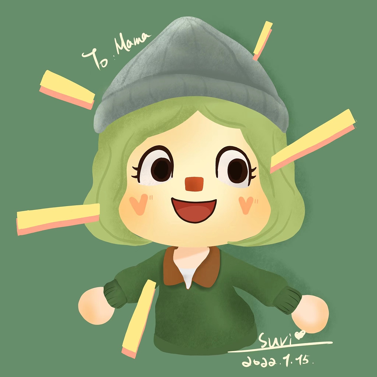 动森头像合集|插画|创作习作|suri_yan - 原创作品 - 站酷 (zcool)