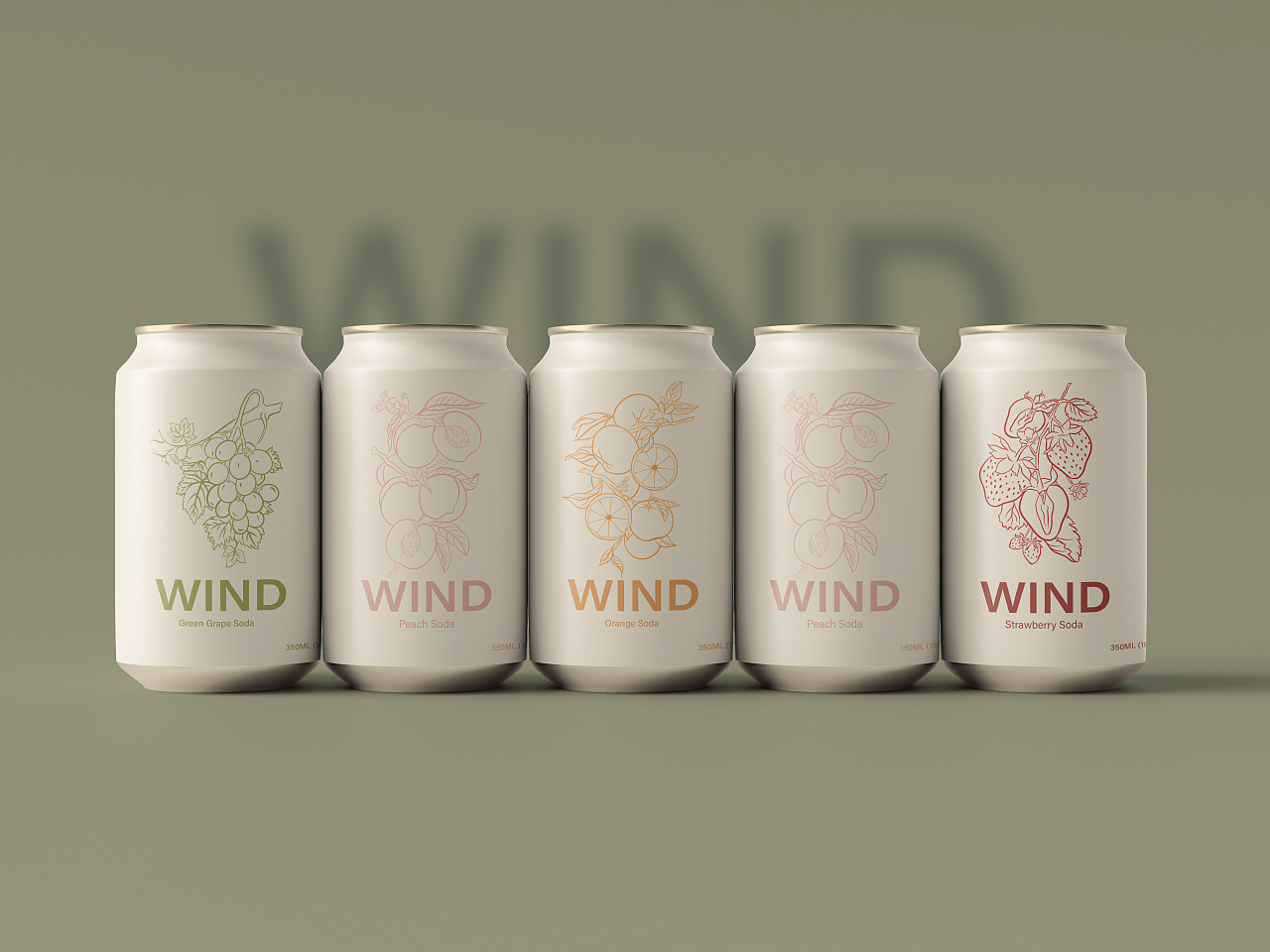 wind __「气泡水包装设计」|平面|包装|g玉儿 - 原创作品 - 站酷