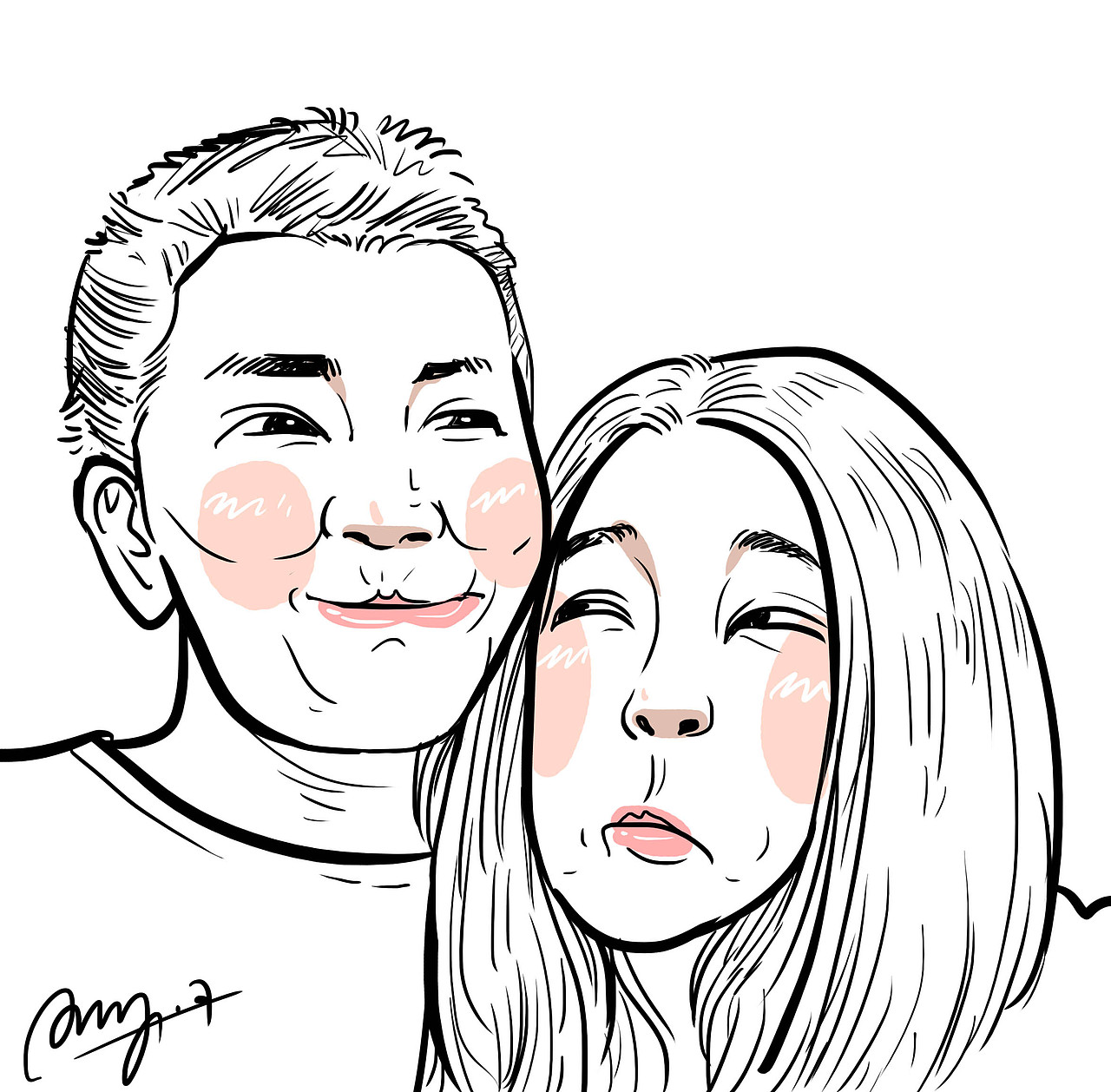 2018年7月头像绘 by Amy.a