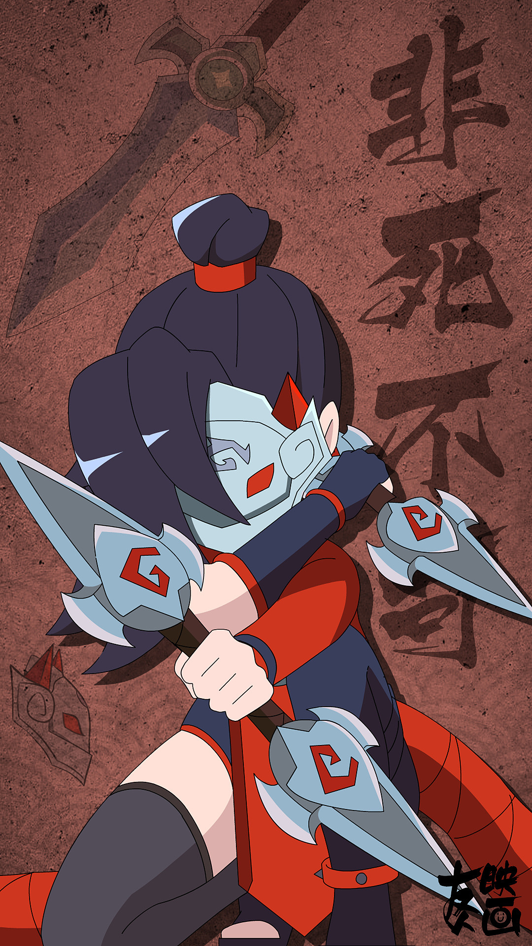 王者荣耀原创搞笑同人动画《王者?别闹!》角色壁纸