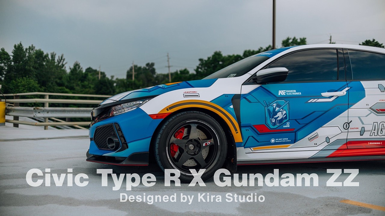 痛车设计 type r x gundam zz
