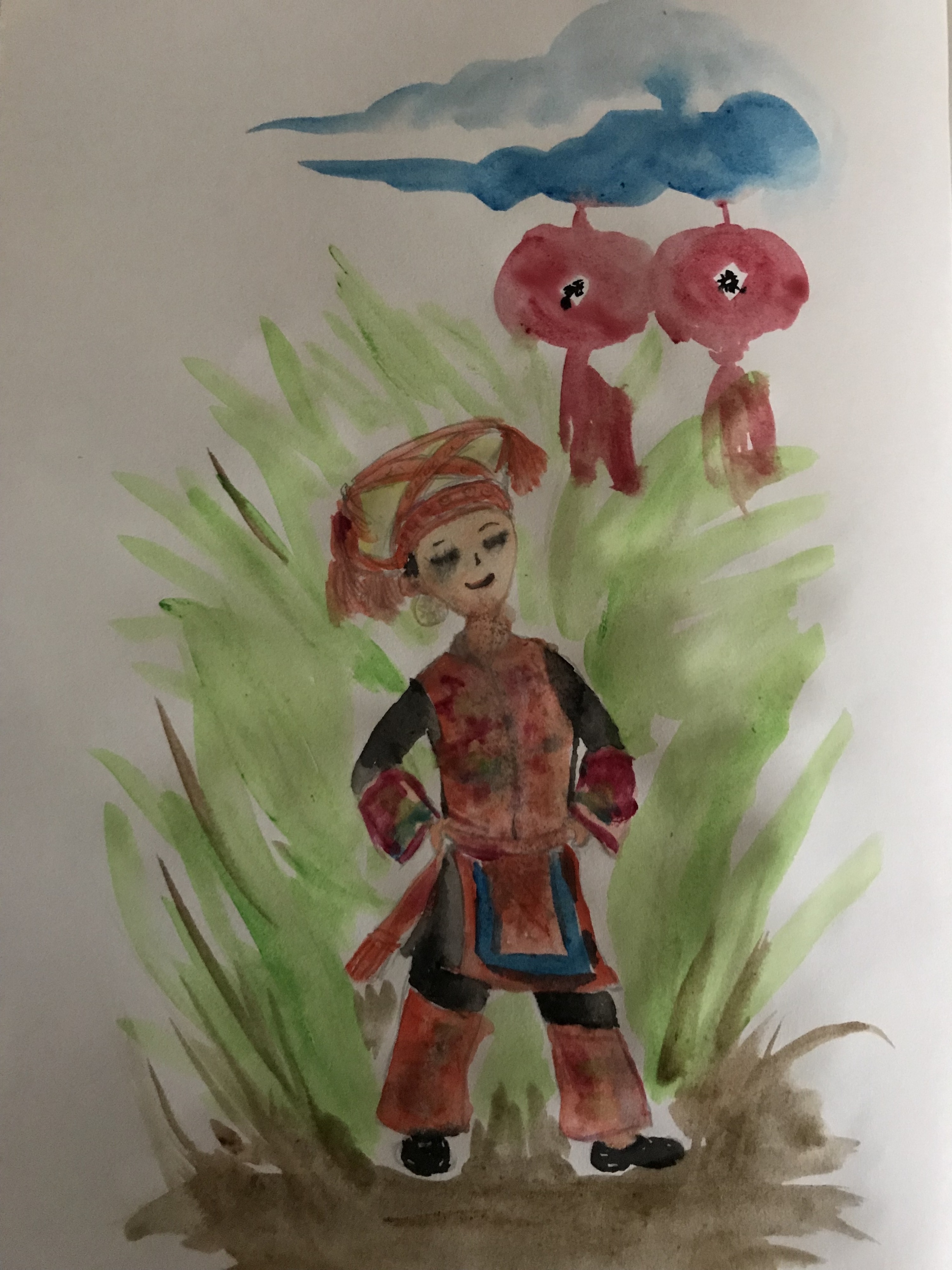 瑶族之盘瑶采风|纯艺术|绘画|意识工坊 - 原创作品 - 站酷 (zcool)