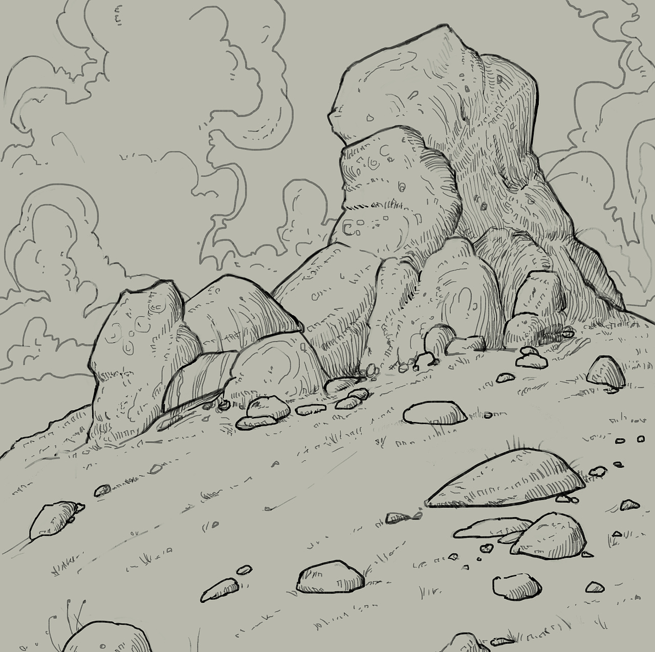 石头|插画|概念设定|铠壶 - 原创作品 - 站酷 (zcool)