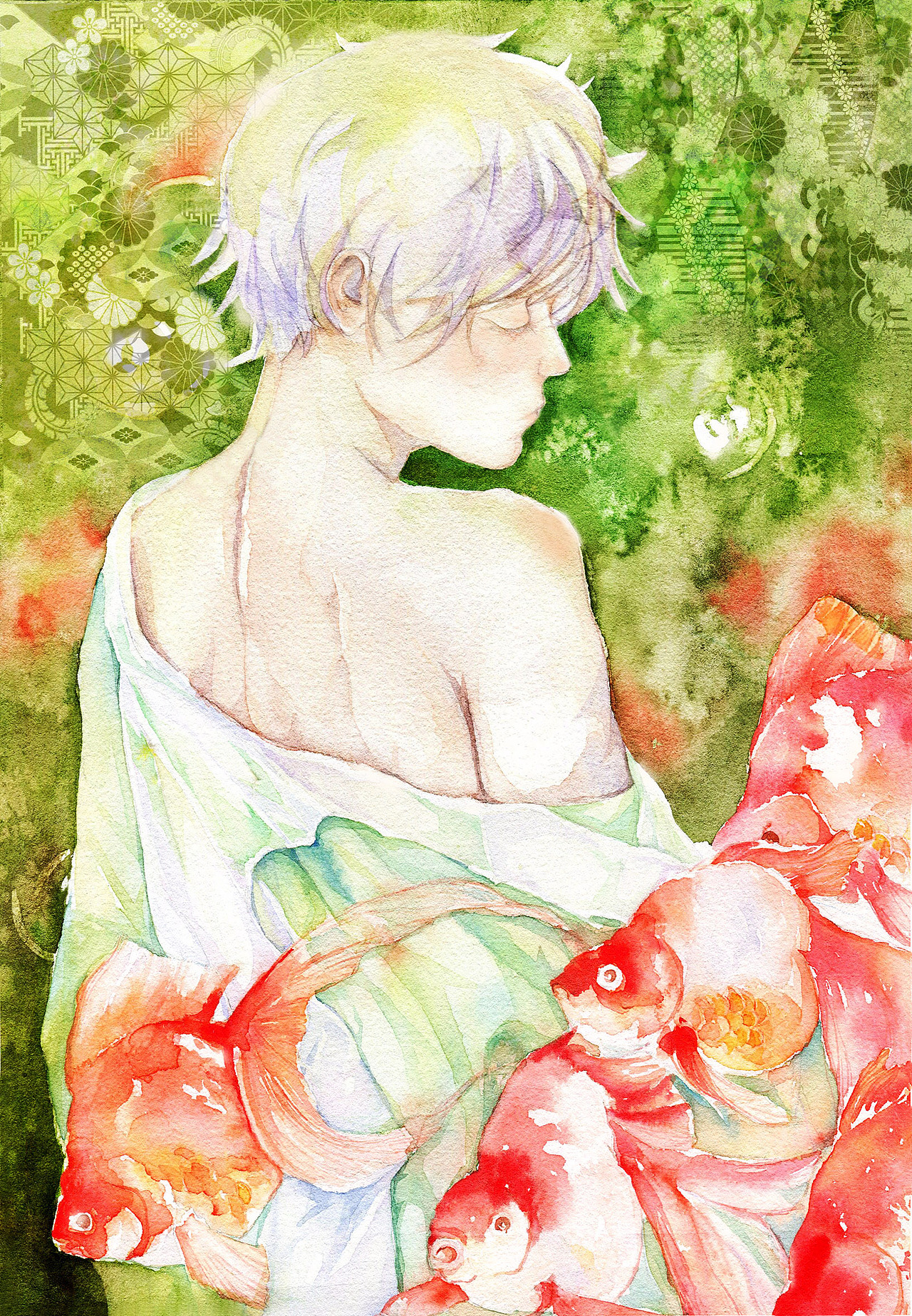 【花町物语】和风系列创作（图ZOTU2MjkwMjg=） - 创作习作 - 站酷设计师浮岛鲸原创素材 - 站酷ZCOOL