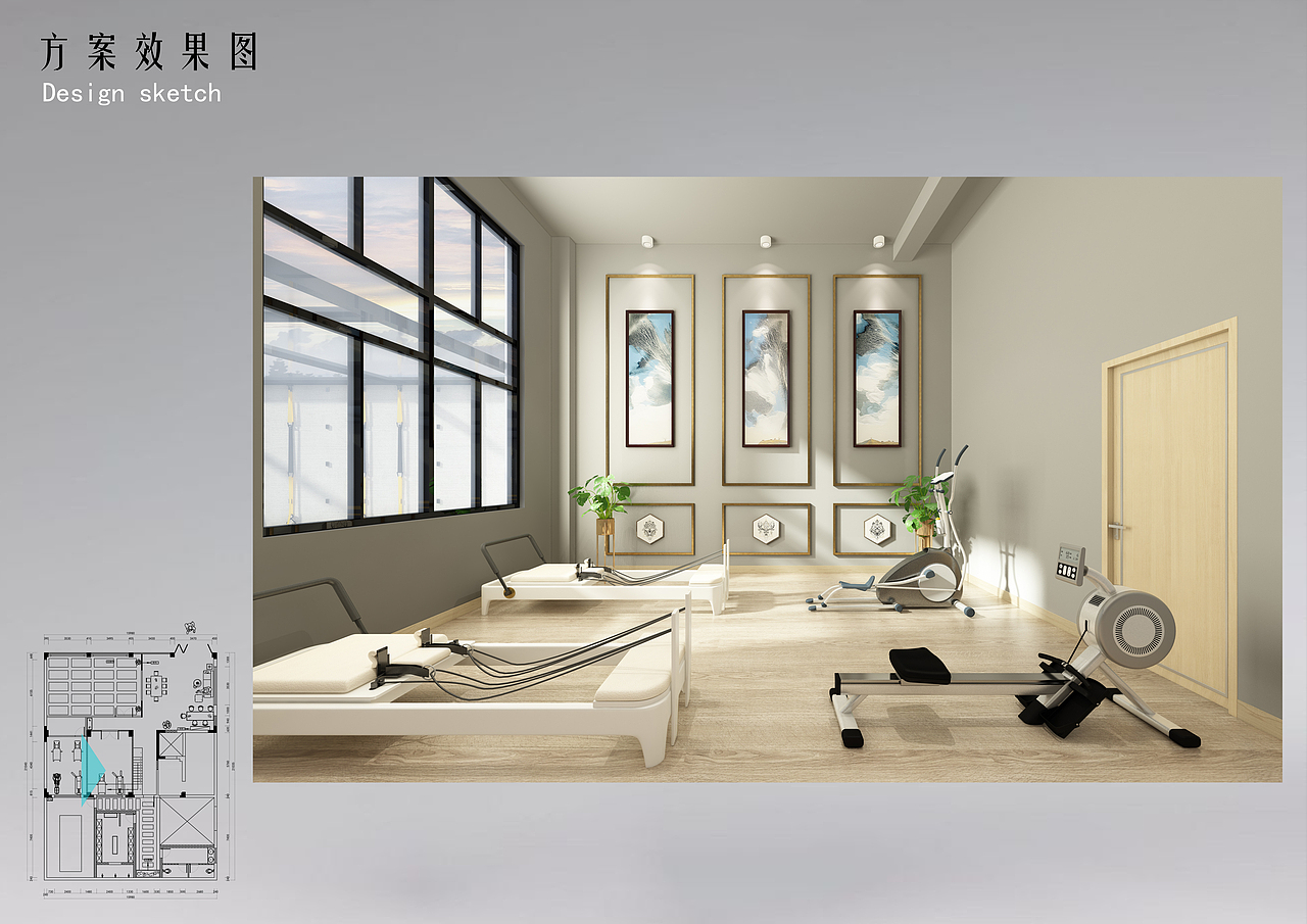 莲亚瑜伽养生馆/浙江东阳（图ZMTc1NDM5MDky） - 家装设计 - 站酷设计师ARROW景深原创素材 - 站酷ZCOOL