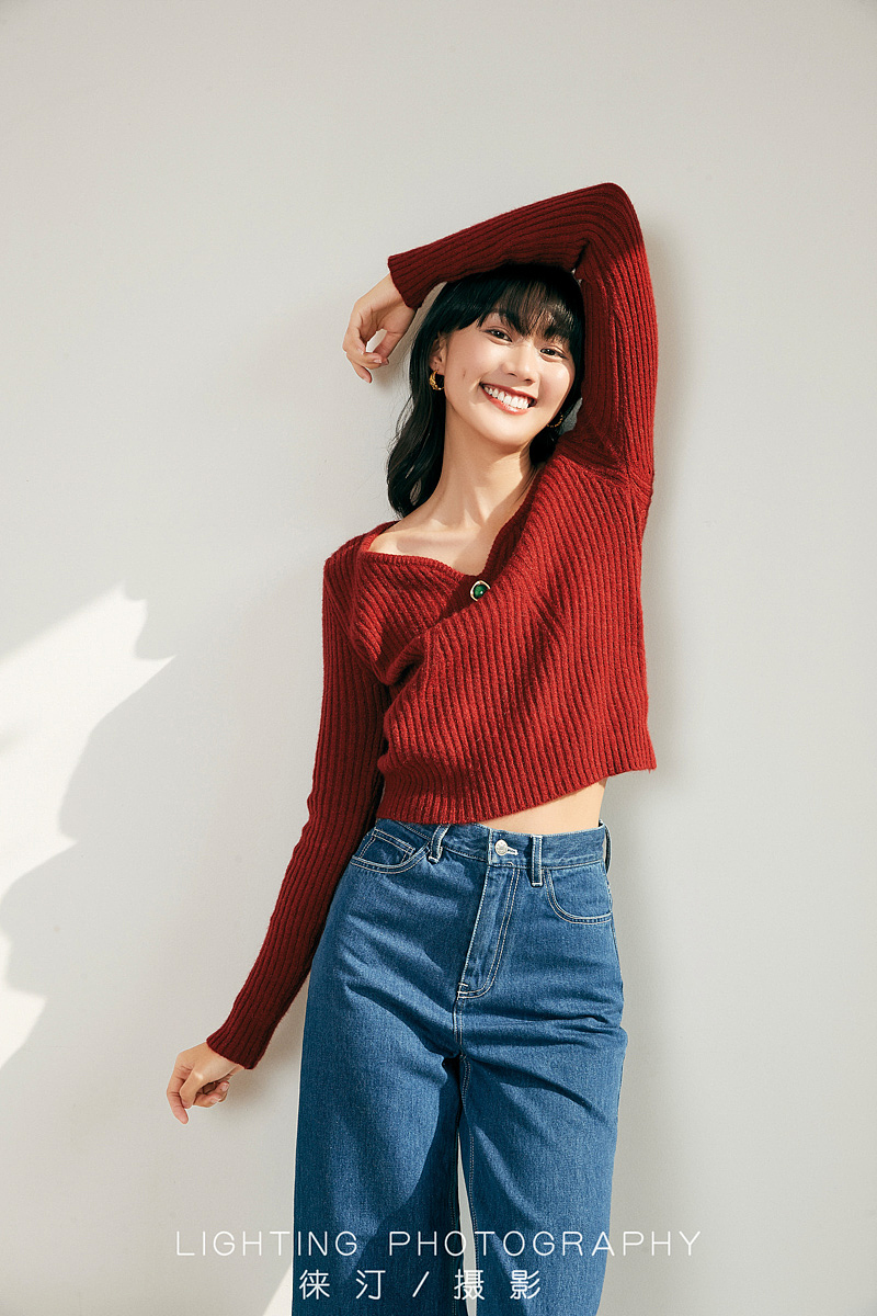 法式风女装摄影,自然随意风,服装拍摄