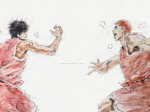 个人手绘作品-灌篮高手系列