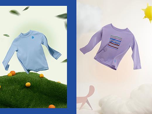 幼岚/舒适有趣自然/服饰产品海报创意摄影