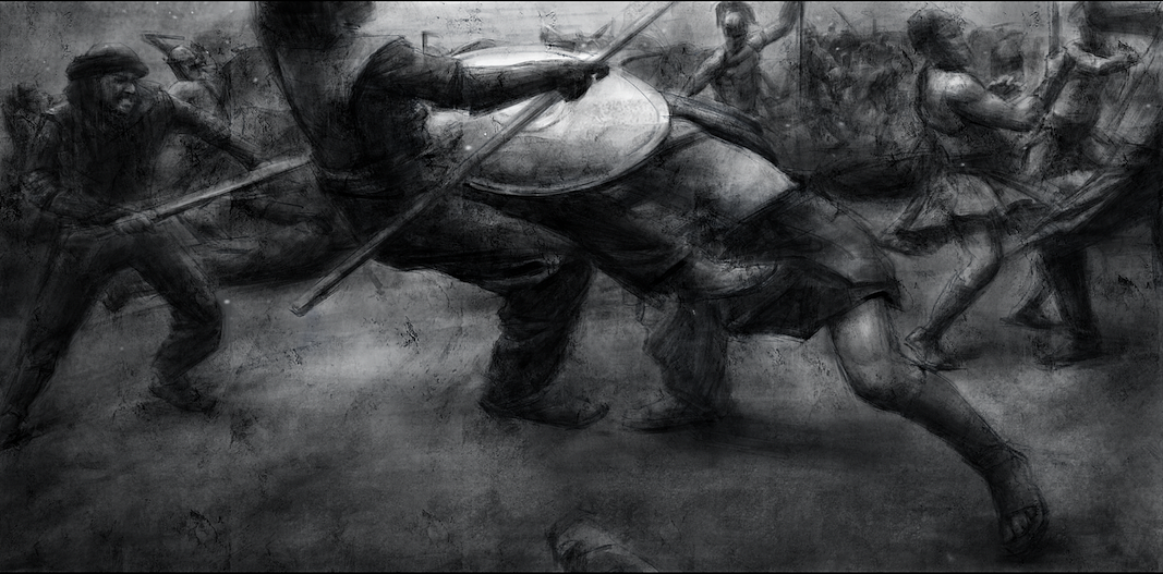 暗黑风CG场景素描（图ZMTcyOTY5OTQ0） - 艺术插画 - 站酷设计师韩丽娟影视美术原创素材 - 站酷ZCOOL