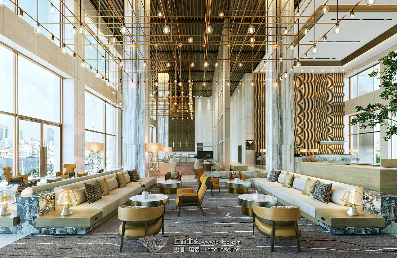 北玄视觉—酒店会所（图ZMjYzOTQ2NzQ0） - 建筑/空间 - 站酷设计师北玄视觉表现原创素材 - 站酷ZCOOL