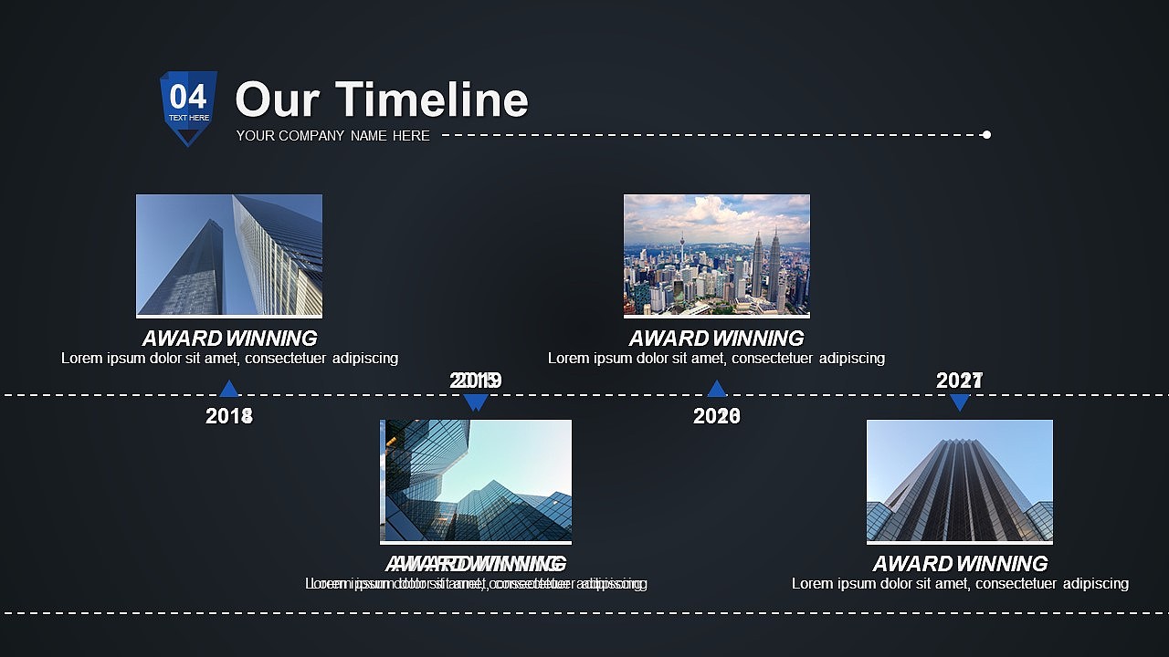 蓝黑高端企业宣传动态模板【纯PPT打造】