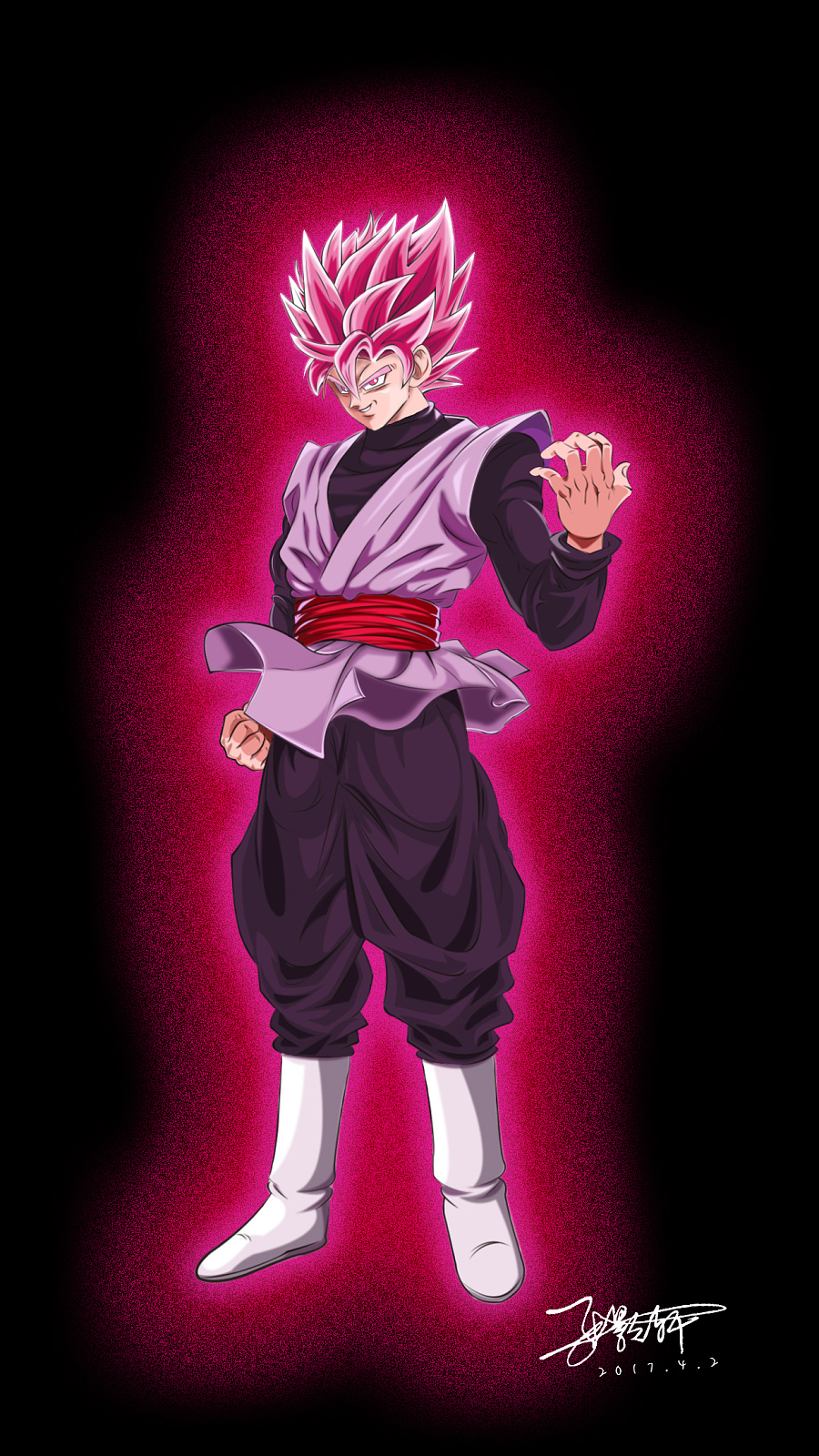 无良造物—插画习作 超赛二阶黑悟空 (附赠超赛玫