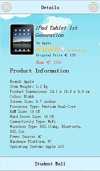 Student Mall App（图ZMzY2MTM2MDg=） - APP界面 - 站酷设计师cassielcss原创素材 - 站酷ZCOOL
