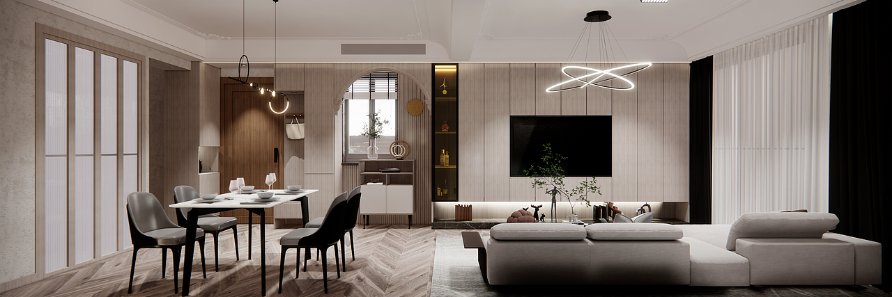 家装客厅效果图