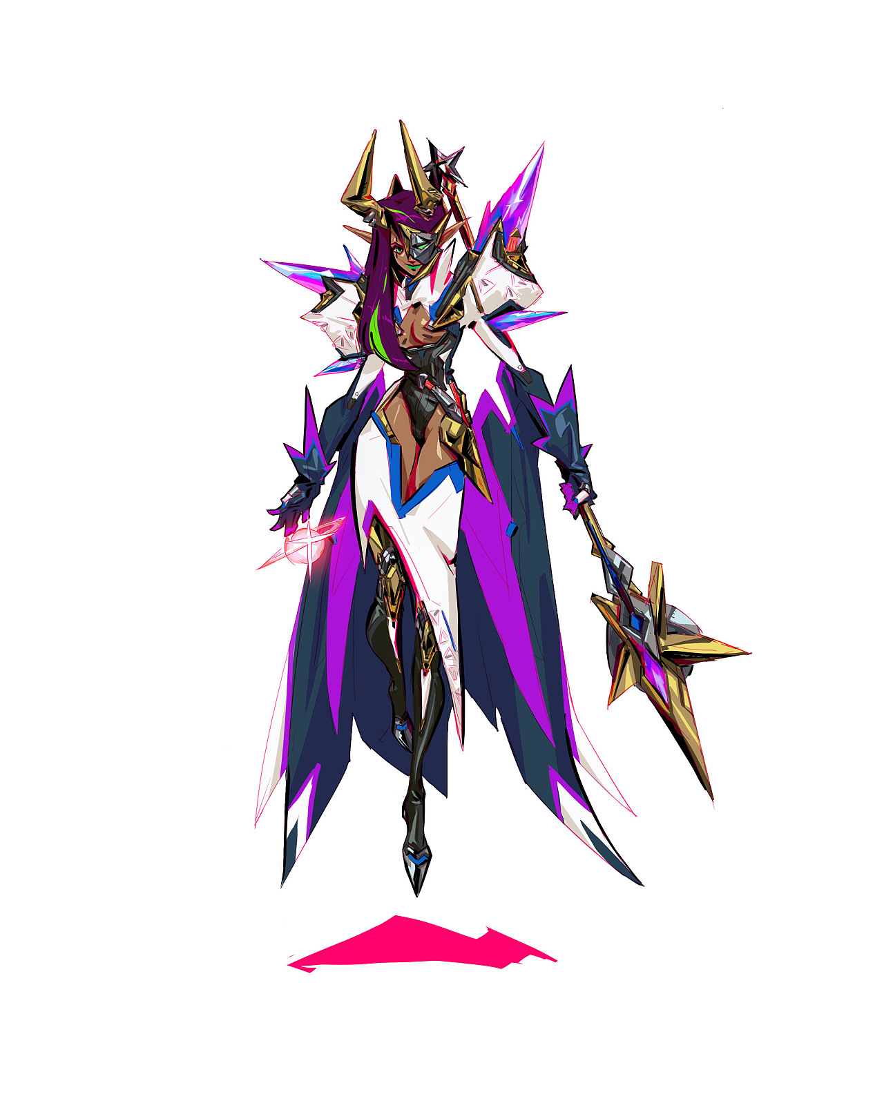 法斯|插画|游戏原画|二甩甩 - 原创作品 - 站酷 (zcool)