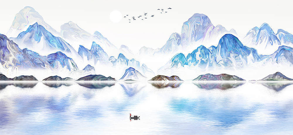 大型场景山水画——自己超爱的一组