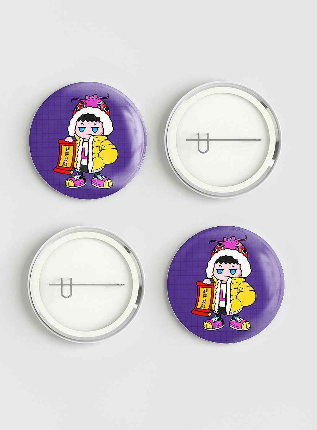 招财鲤（图ZMjkzMTQyNTky） - 新锐潮流插画 - 站酷设计师是子不语原创素材 - 站酷ZCOOL