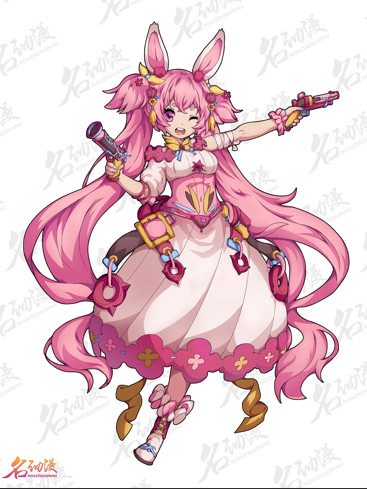 原画女性q萌角色设计素材参考