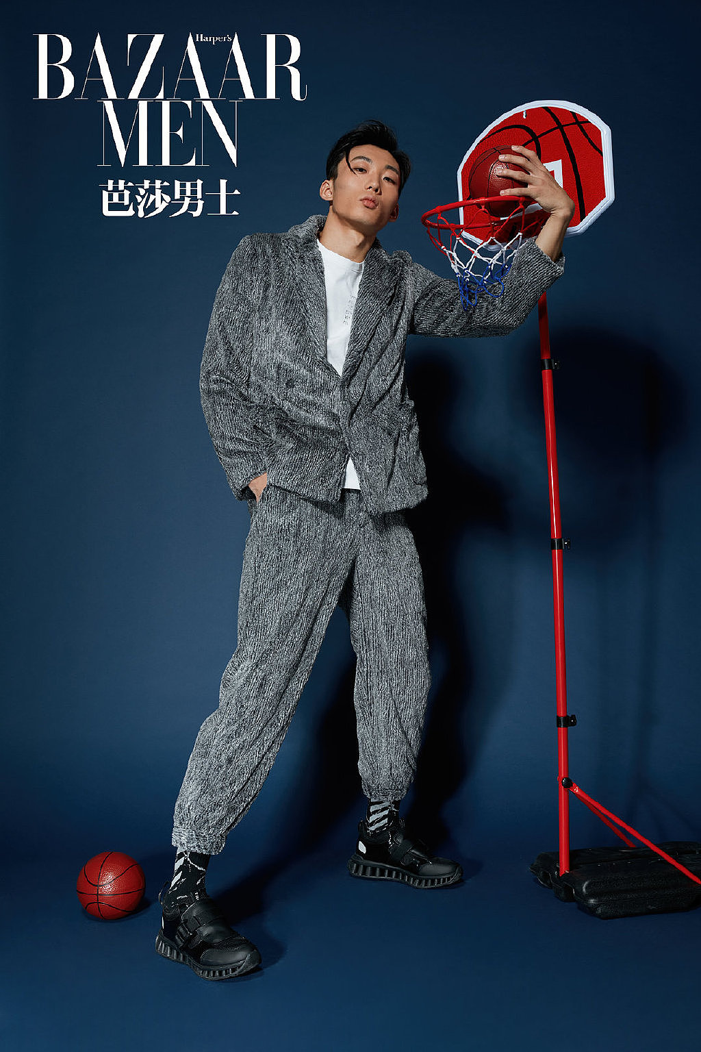 芭莎男士十一月刊 #我要打篮球#（图ZMTg2ODQ1MjY0） - 人像摄影 - 站酷设计师蘇宇原创素材 - 站酷ZCOOL