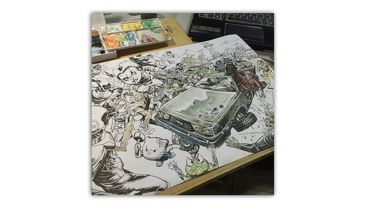 #头号玩家#插画习作（图ZMTEzMjExNjY0） - 创作习作 - 站酷设计师何浩斌原创素材 - 站酷ZCOOL