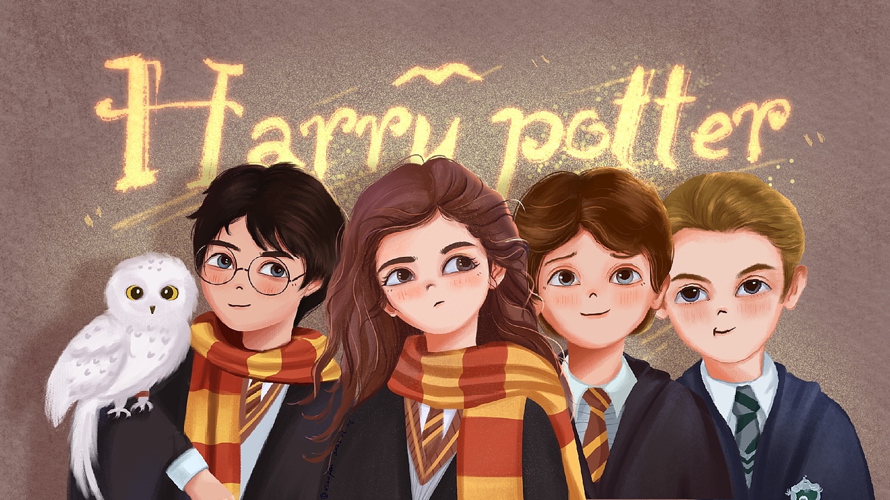 哈利波特系列插画