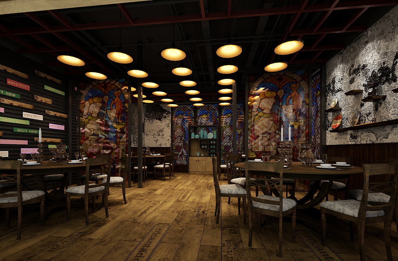 寻味 湘菜馆|空间|家装设计|yd空间设计 - 原创作品 - 站酷 (zcool)