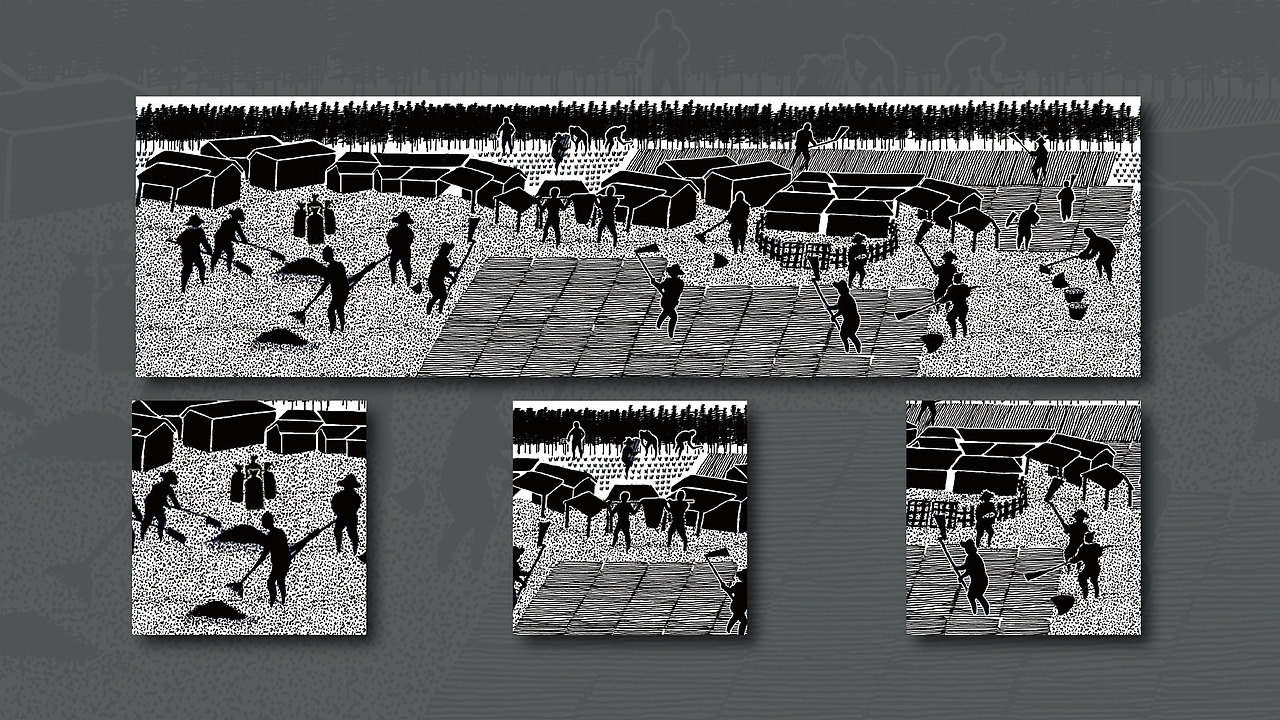 缘道农场产品包装插画