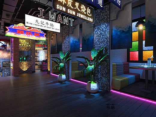 国潮美食餐厅