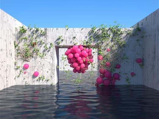 球体为中心元素的视觉