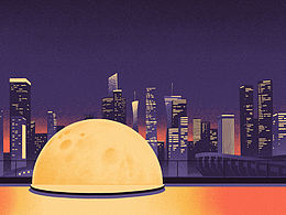 城市里的月亮