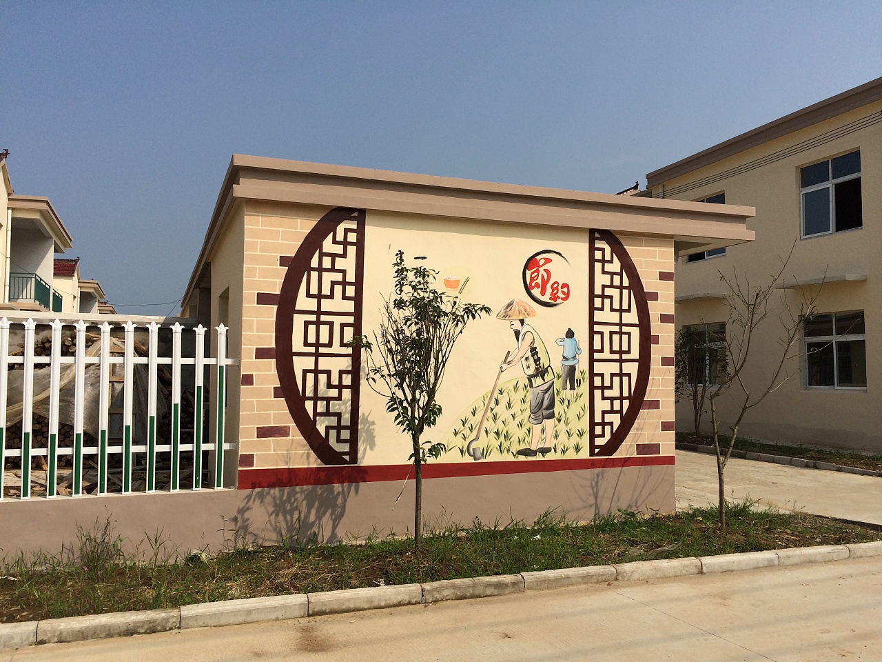 六安美好乡村墙画 六安 墙画 文化墙设计