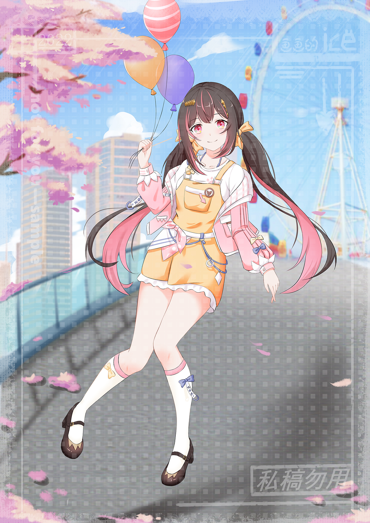 二次元立绘，插画