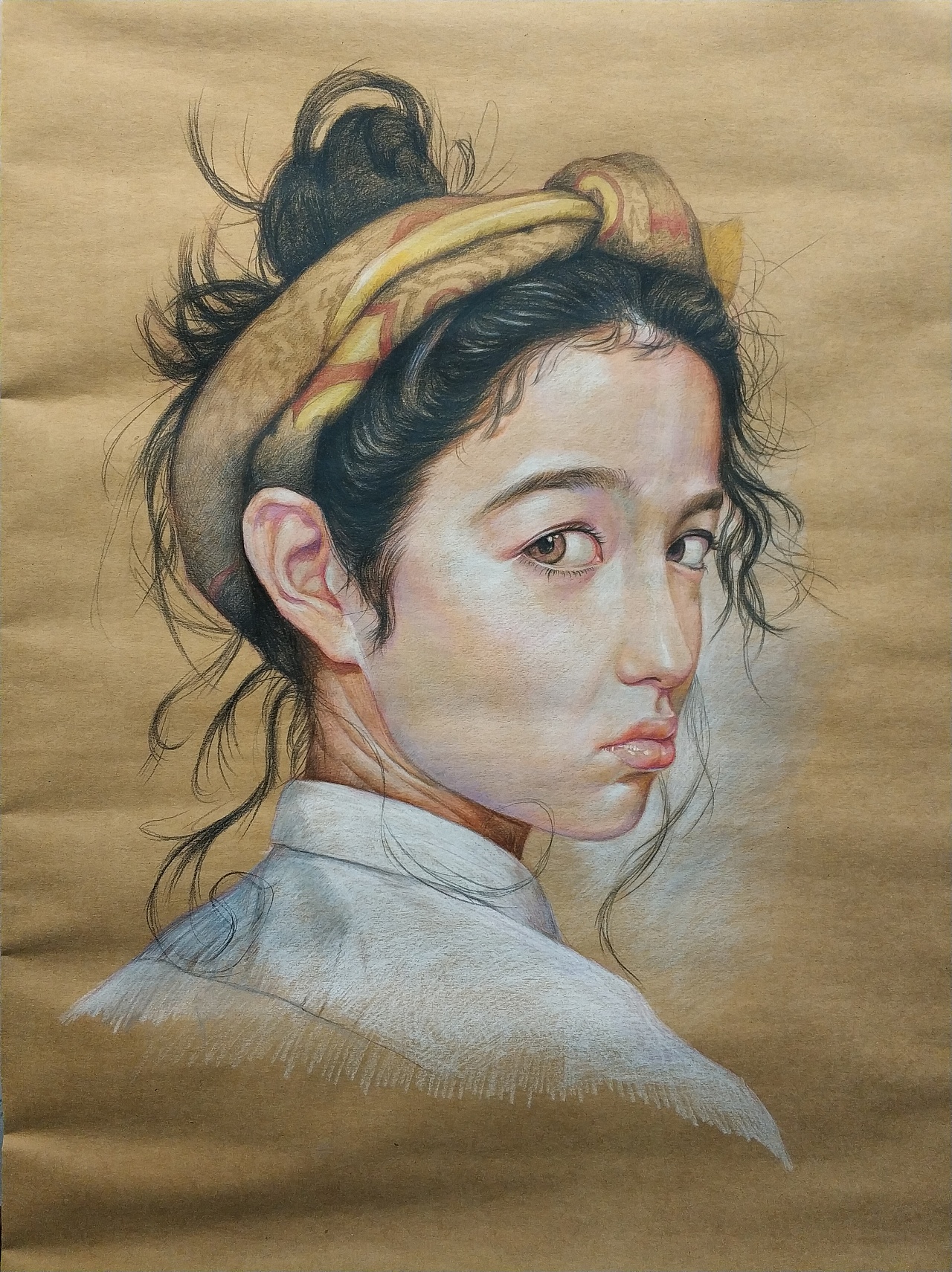     对开牛皮纸,红辉