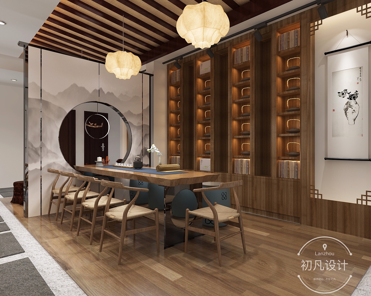 茶楼|空间|家装设计|初凡设计 - 原创作品 - 站酷 (zcool)