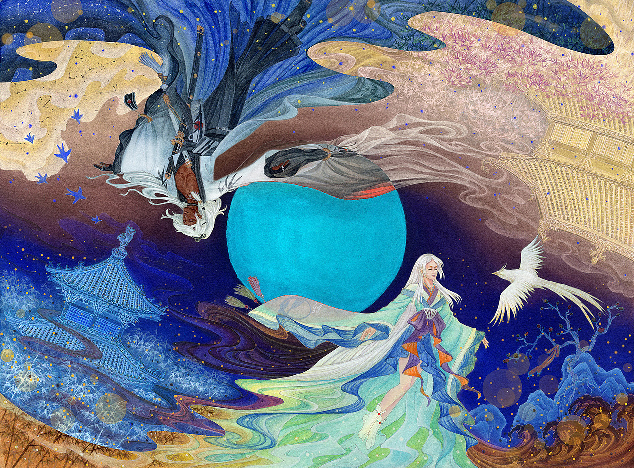 阴阳师之辉夜姬和万年竹