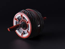 健腹轮(AB ROLLER)工业设计