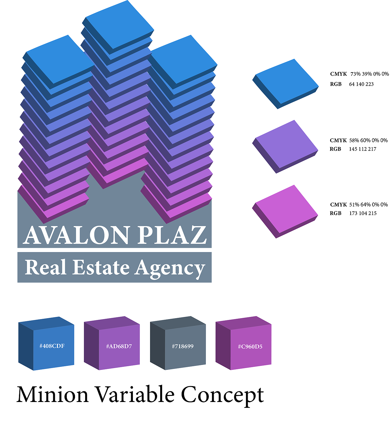 BRAND VISUAL IDENTITY FOR REAL ESTATE AGENCY