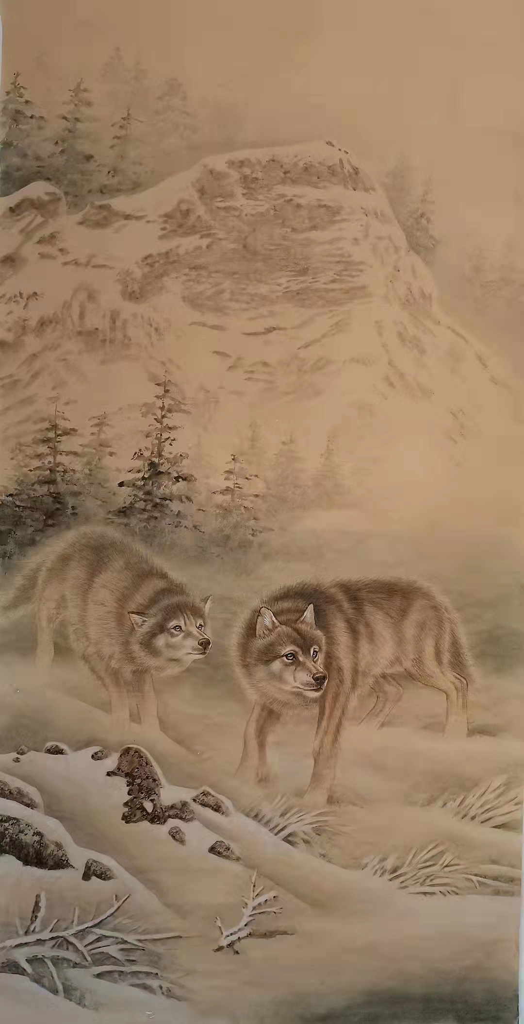 画家王文波作品欣赏（图ZMjg3NzAzNjY4） - 绘画 - 站酷设计师易阁字画网张小克原创素材 - 站酷ZCOOL